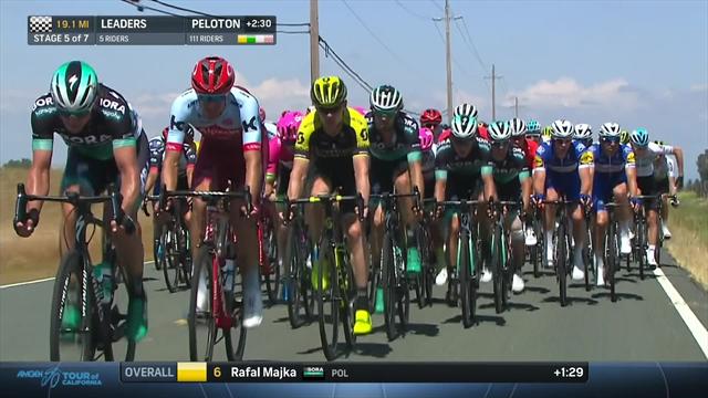 Kittel und Cavendish ausgebremst, Sturz im Finale, Sprint mit Sagan: Die Highlights der 5. Etappe Kittel und Cavendish ausgebremst, Sturz im Finale, Sprint mit Sagan: Die Highlights der 5. Etappe