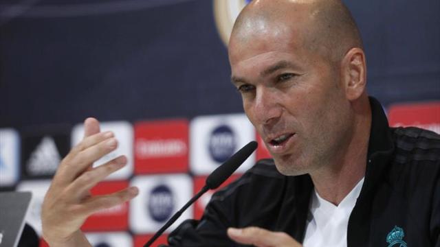 Zidane felicita al Atlético y no responde a Juanfran porque le "cae bien"