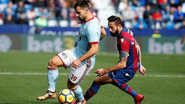 El Celta cierra la "era Unzué" frente a un Levante lanzado