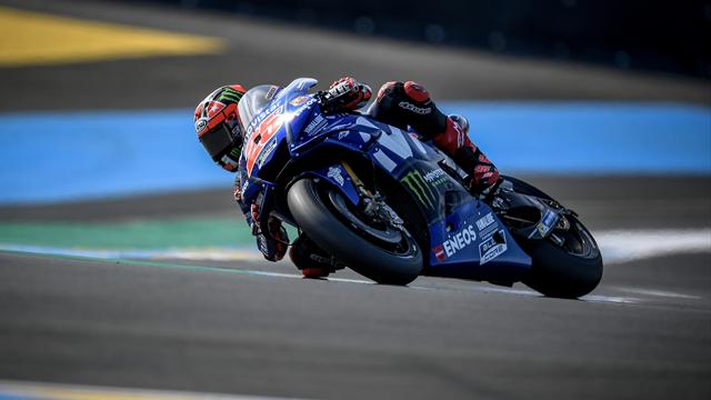 Maverick Vinales vola nelle terze libere: secondo Marquez, terzo Valentino Rossi