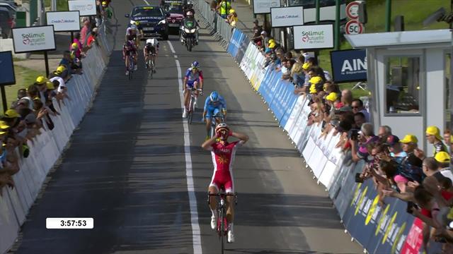 Tour de L' Ain: Nicolas Edet gana la segunda etapa ante un gran Javi Moreno Tour de L' Ain: Nicolas Edet gana la segunda etapa ante un gran Javi Moreno