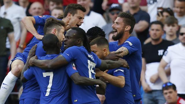 Final FA Cup, Chelsea-Manchester United: Hazard deja en blanco a Mourinho (1-0)