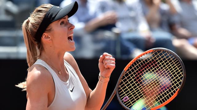 WTA Roma finalinde Elina Svitolina fırtınası