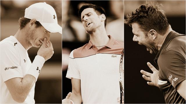 Murray, Djokovic, Wawrinka… En un an, du podium aux abysses