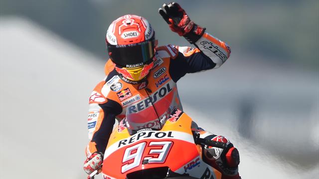 Marquez wint derde GP op een rij, drama voor Zarco