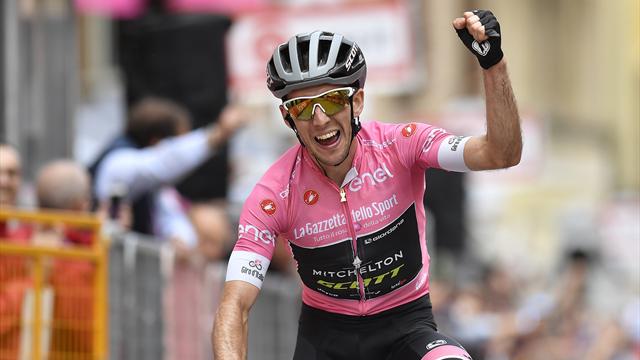 Giro de Italia 2018: Golpe sobre la mesa de Yates en Sappada Giro de Italia 2018: Golpe sobre la mesa de Yates en Sappada