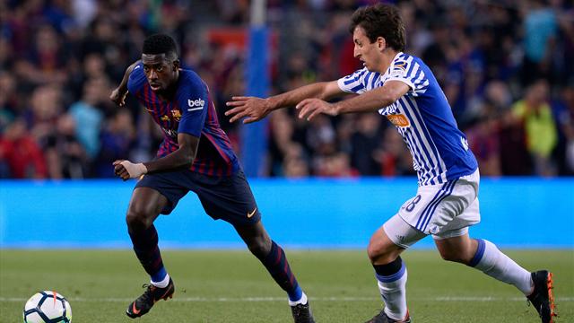 Sans briller, le Barça et Dembélé enchaînent