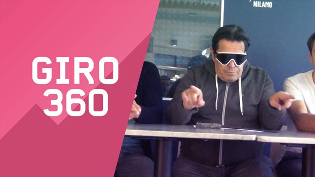 "Giro 360": Crono, VAR, occhiali... Tutto il meglio e il dietro le quinte della 16a tappa "Giro 360": Crono, VAR, occhiali... Tutto il meglio e il dietro le quinte della 16a tappa