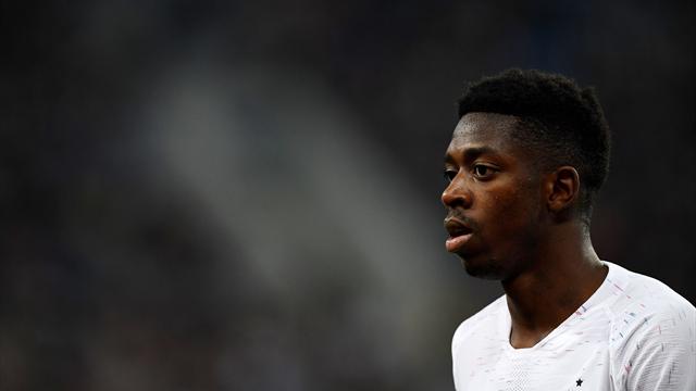 Les Bleus d'ores et déjà privés d'Ousmane Dembélé