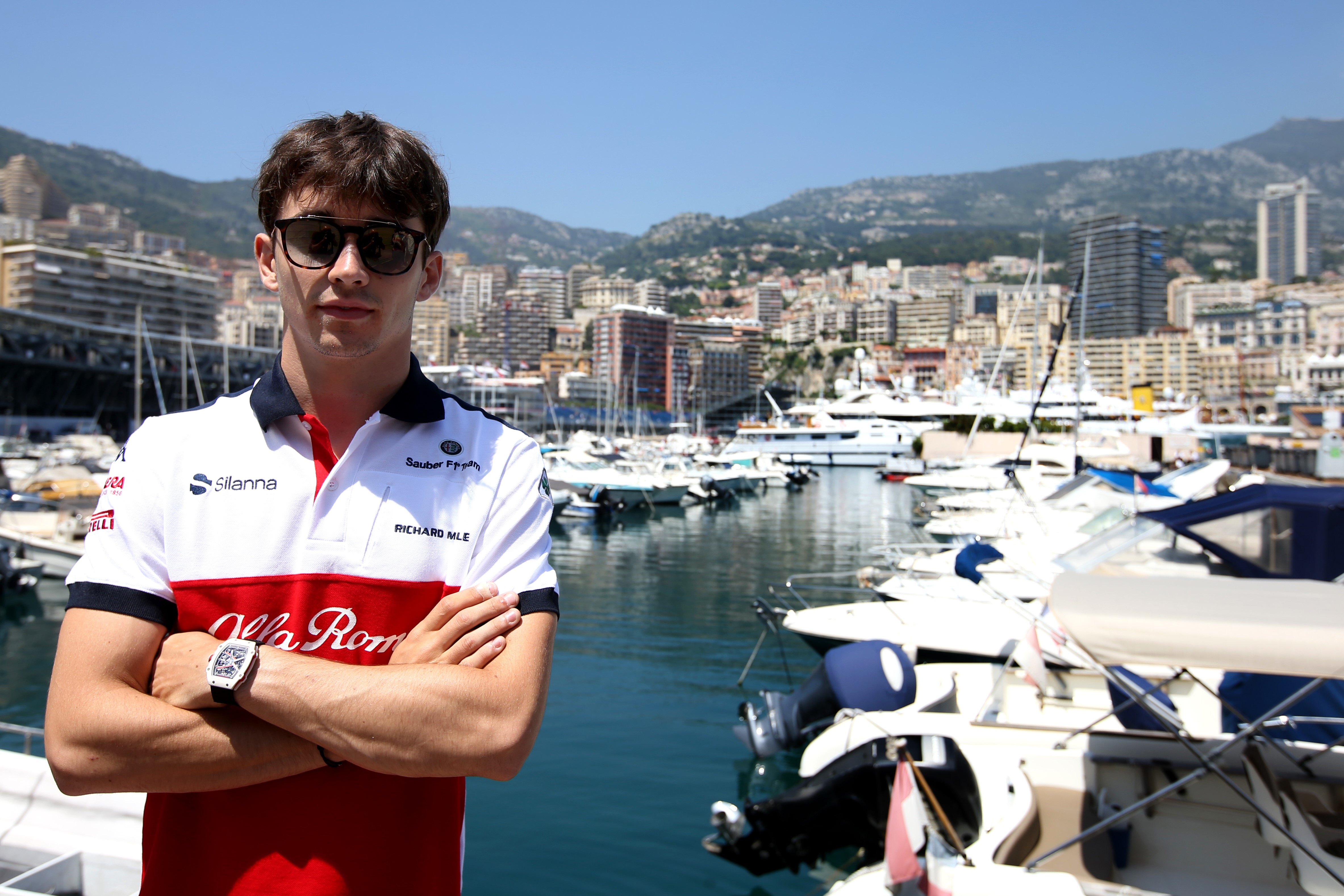 Charles Leclerc (Sauber) au Grand Prix de Monaco 2018