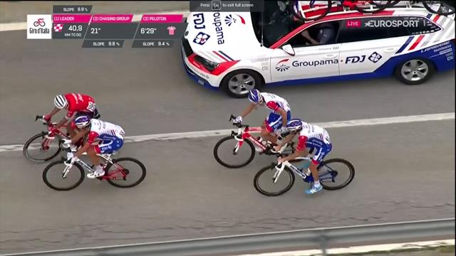 Giro de Italia 2018: Los problemas de Pinot que le alejan del podio Giro de Italia 2018: Los problemas de Pinot que le alejan del podio