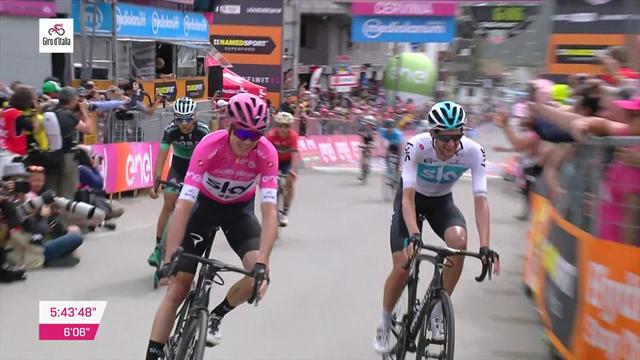 Froome crosses the line to set up Giro glory Froome crosses the line to set up Giro glory