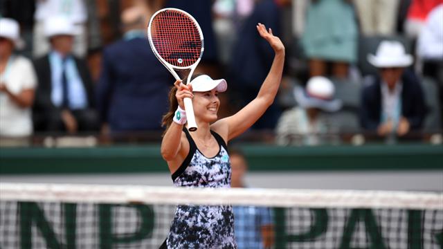 Highlights: Cornet dreht Match gegen Errani Highlights: Cornet dreht Match gegen Errani