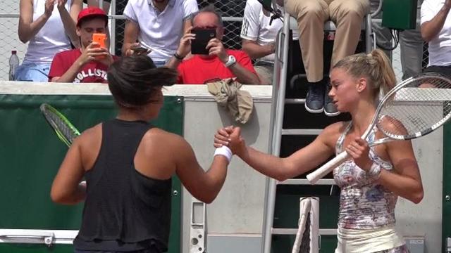 Roland Garros 2018, Giorgi-Min: El tenis directo de la italiana tuvo premio (6-3 y 6-2) Roland Garros 2018, Giorgi-Min: El tenis directo de la italiana tuvo premio (6-3 y 6-2)