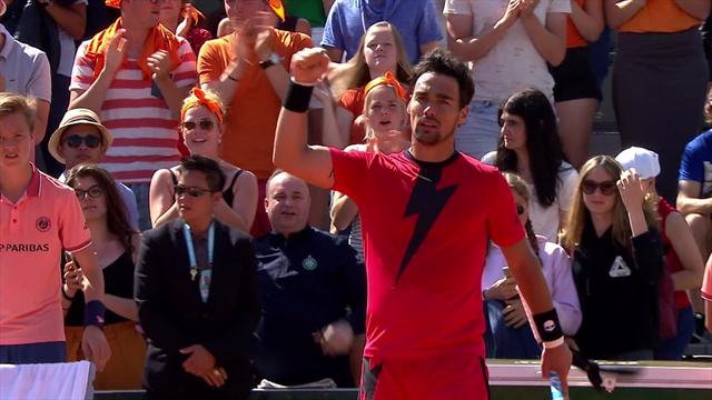Roland Garros: Fognini-Andujar 6-4, 6-2, 6-1, highlights Roland Garros: Fognini-Andujar 6-4, 6-2, 6-1, highlights