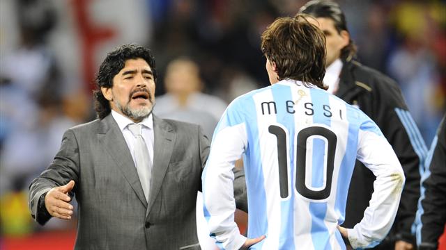 Maradona sur Messi : "On ne peut pas être un leader si on va 20 fois aux toilettes avant le match"
