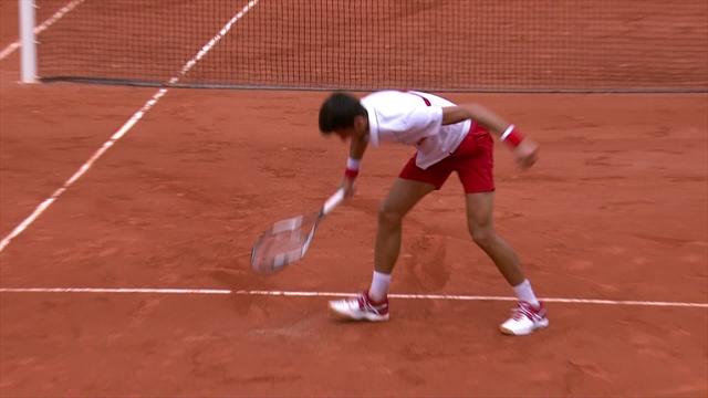 La bande du filet l’a frustré, Djokovic a dégoupillé : son craquage en vidéo