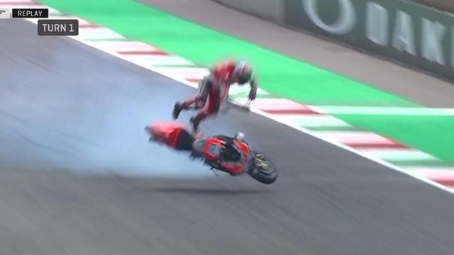 Michele Pirro taken to hospital after Italian GP crash