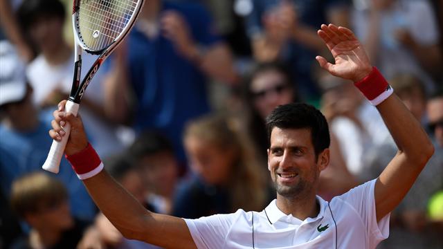 Une belle baston et un Djoko heureux