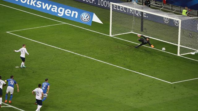 Hernandez a commencé le travail, Griezmann l’a fini sur penalty : le 2e but des Bleus
