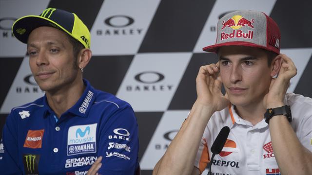 Marquez: "Voglio fare pace con Valentino Rossi, chiedo ai miei tifosi di rispettare tutti i piloti"