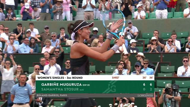 Muguruza a croqué Stosur