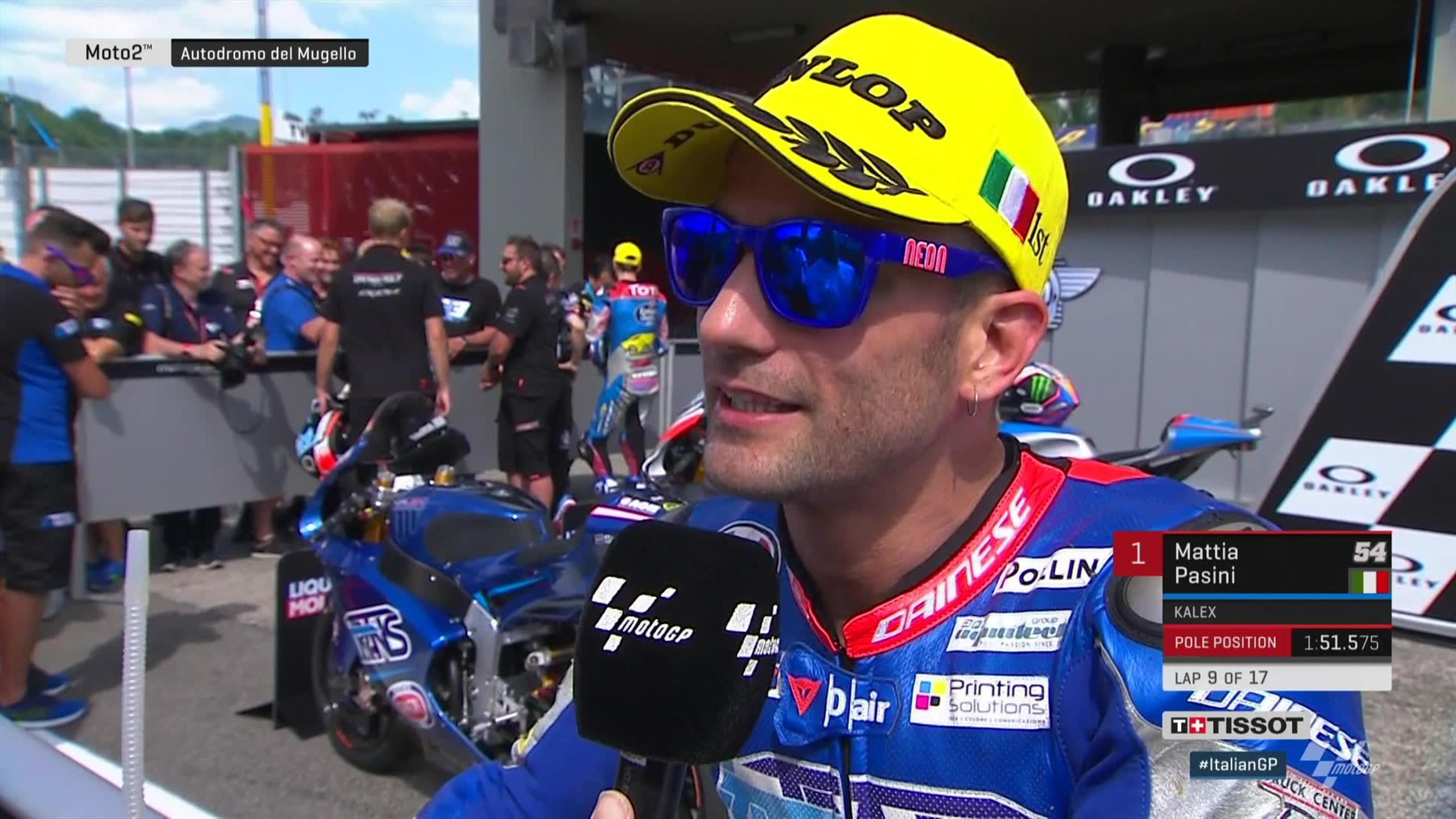 Mattia Pasini im Interview nach dem Qualifying in Mugello Motorrad
