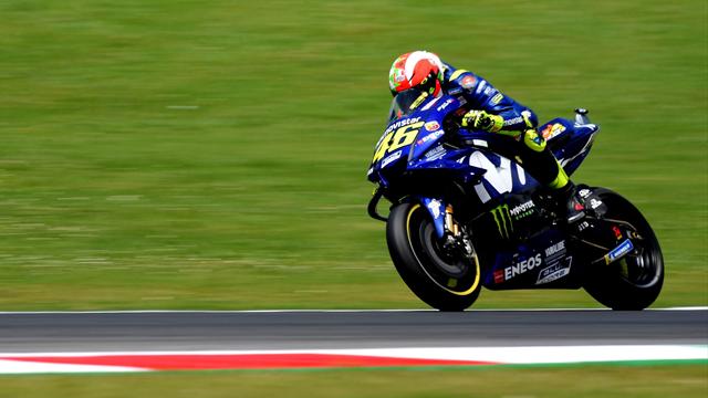 Der große Moment: Hier erobert Rossi die Pole Der große Moment: Hier erobert Rossi die Pole