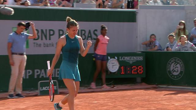 Un set accroché puis Halep a étouffé Petkovic