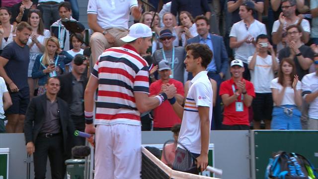 Herbert n’a pas pu enrayer la machine Isner : les temps forts en video