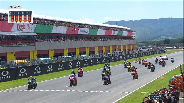 Blitzstart von Lorenzo, Sturz von Pedrosa: Die erste Runde im Video Blitzstart von Lorenzo, Sturz von Pedrosa: Die erste Runde im Video