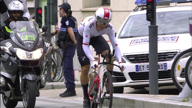 Highlights: Kwiatkowski wins prologue of Critérium du Dauphiné Highlights: Kwiatkowski wins prologue of Critérium du Dauphiné