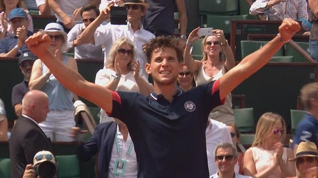 Thiem a étouffé Nishikori : les temps forts de sa victoire