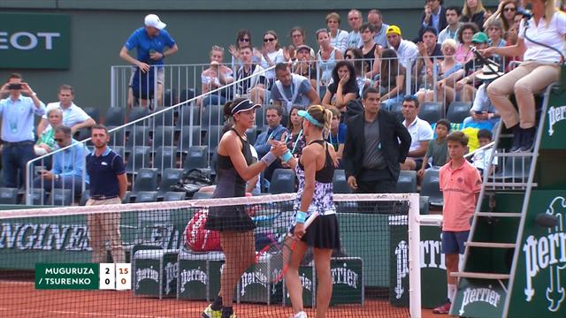 Deux petits jeux et Tsurenko a renoncé : revivez son abandon face à Muguruza