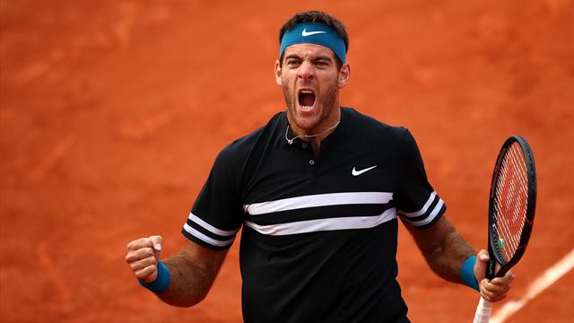Del Potro a activé le mode « Thor » pour retrouver les quarts