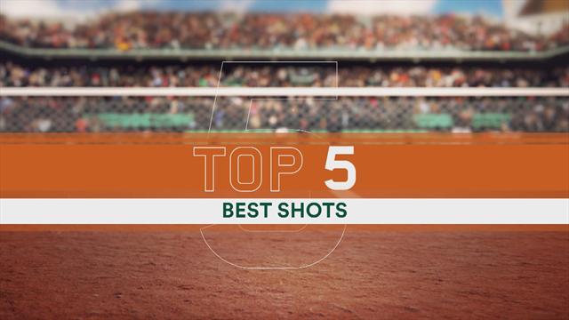 Le Top 5 de lundi : Ils sont dehors, mais Fognini et Anderson ont été les showmen du jour