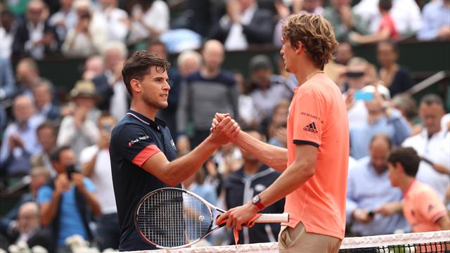 Zverev diminué, Thiem a été sans pitié