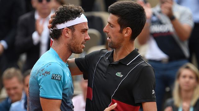 L’incroyable signore Cecchinato : Les temps forts de son exploit contre Djokovic