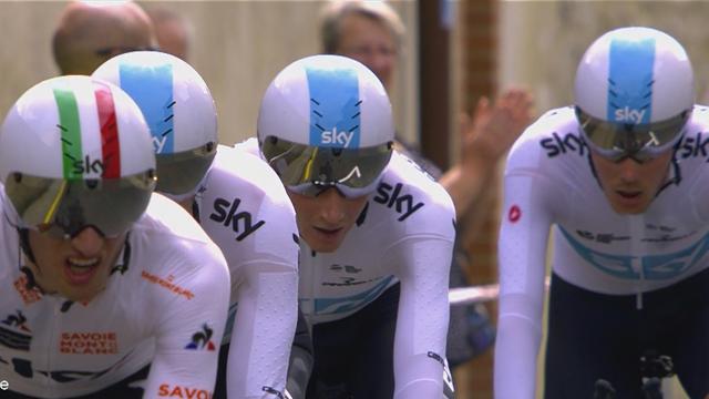 Dauphiné 2018: El Sky vuela en la crono y Kwiatkowski recupera el liderato Dauphiné 2018: El Sky vuela en la crono y Kwiatkowski recupera el liderato