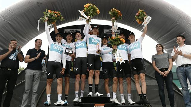 Team Sky blaze to Criterium time trial, Kwiatkowski regains overall lead