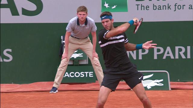 Cilic versus Del Potro: geheel in evenwicht voordat de regen kwam
