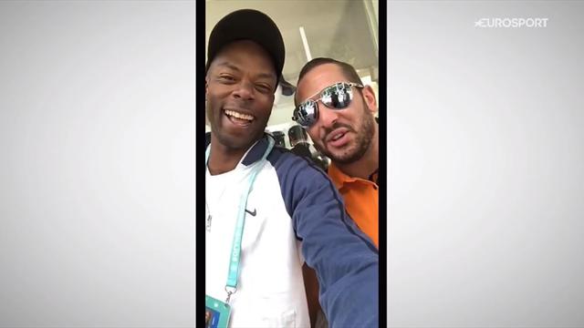 Tournoi des personnalités et Bengous en mode arbitre : la journée de Wiltord à Roland-Garros
