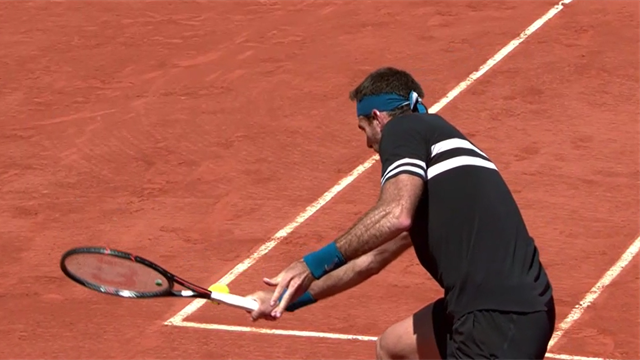 Finesse et précision : le coup de génie de Del Potro