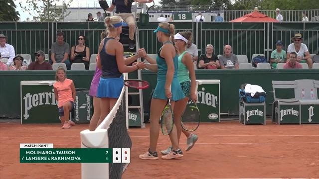Tauson og Molinaro sikrede avancement i dobbelt tiebreak Tauson og Molinaro sikrede avancement i dobbelt tiebreak