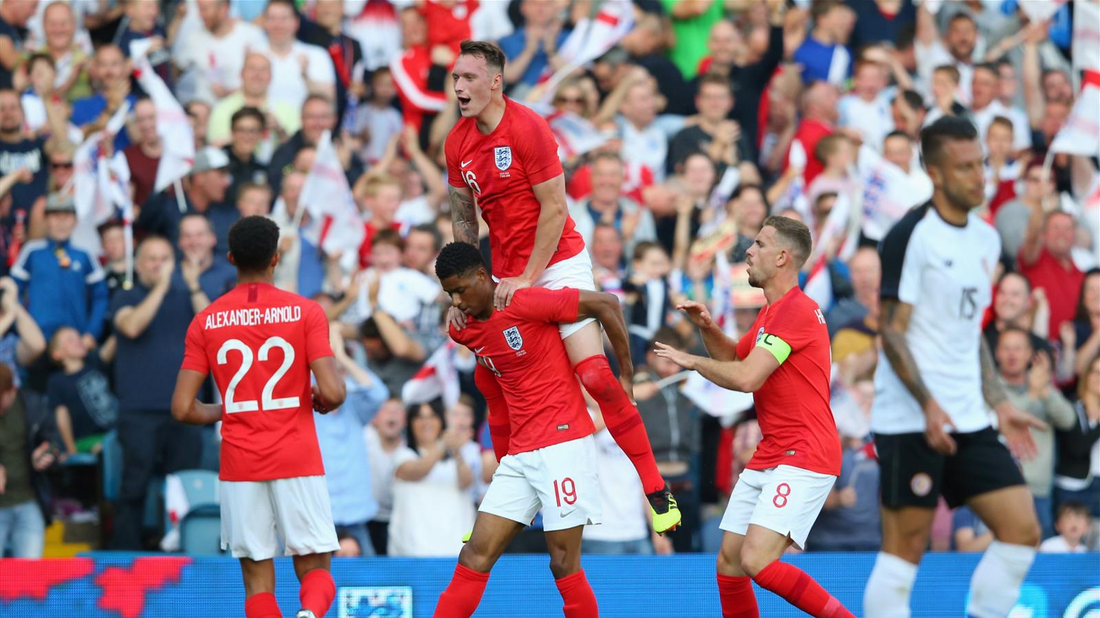 Marcus Rashford scores screamer as England win final warmup game