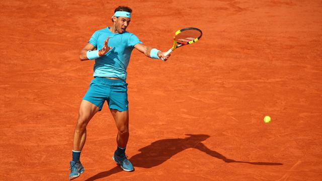 Roland Garros 2018: Los dos puntazos de Nadal presentes en el top 10 Roland Garros 2018: Los dos puntazos de Nadal presentes en el top 10