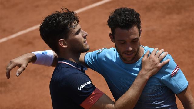 Main chaude et tête froide : Thiem a calmé la furia de Cecchinato