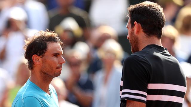 50 minutes de combat puis une boucherie : Nadal a balayé Del Potro