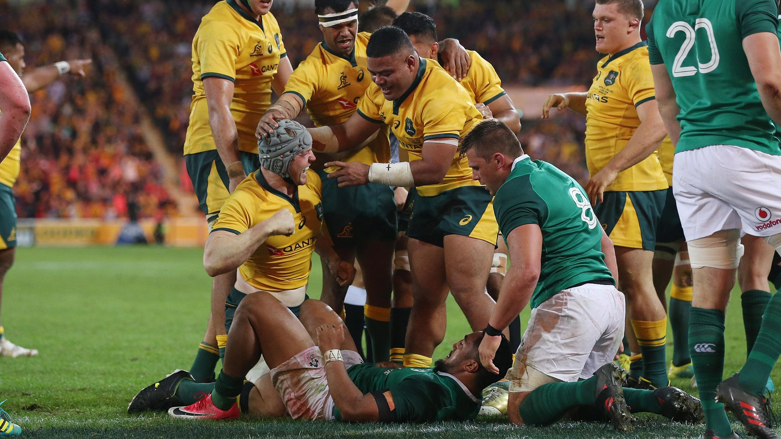 Australia beat Ireland in Brisbane series opener Rugby Eurosport
