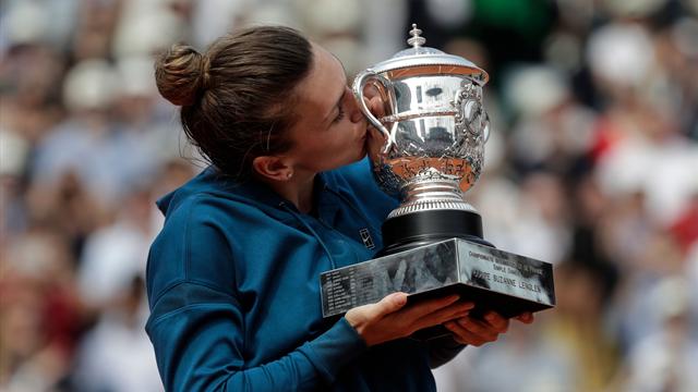 Simona Halep dördüncü Grand Slam finalinde hasrete son verdi